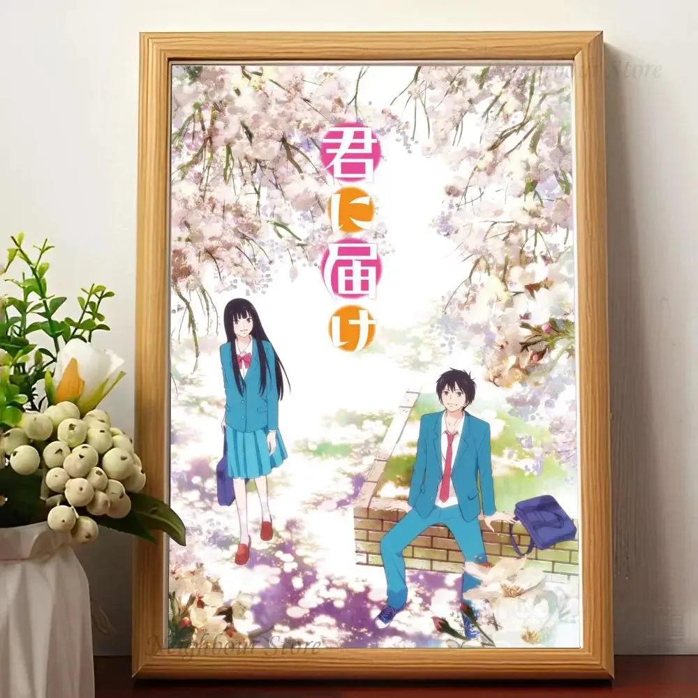 1 Piece Anime Kimi Ni Todoke From Me To You Poster Sticker Art Wall Mural