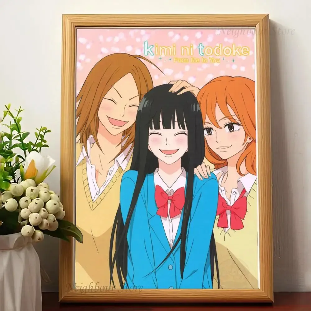 1 Piece Anime Kimi Ni Todoke From Me To You Poster Sticker Art Wall Mural