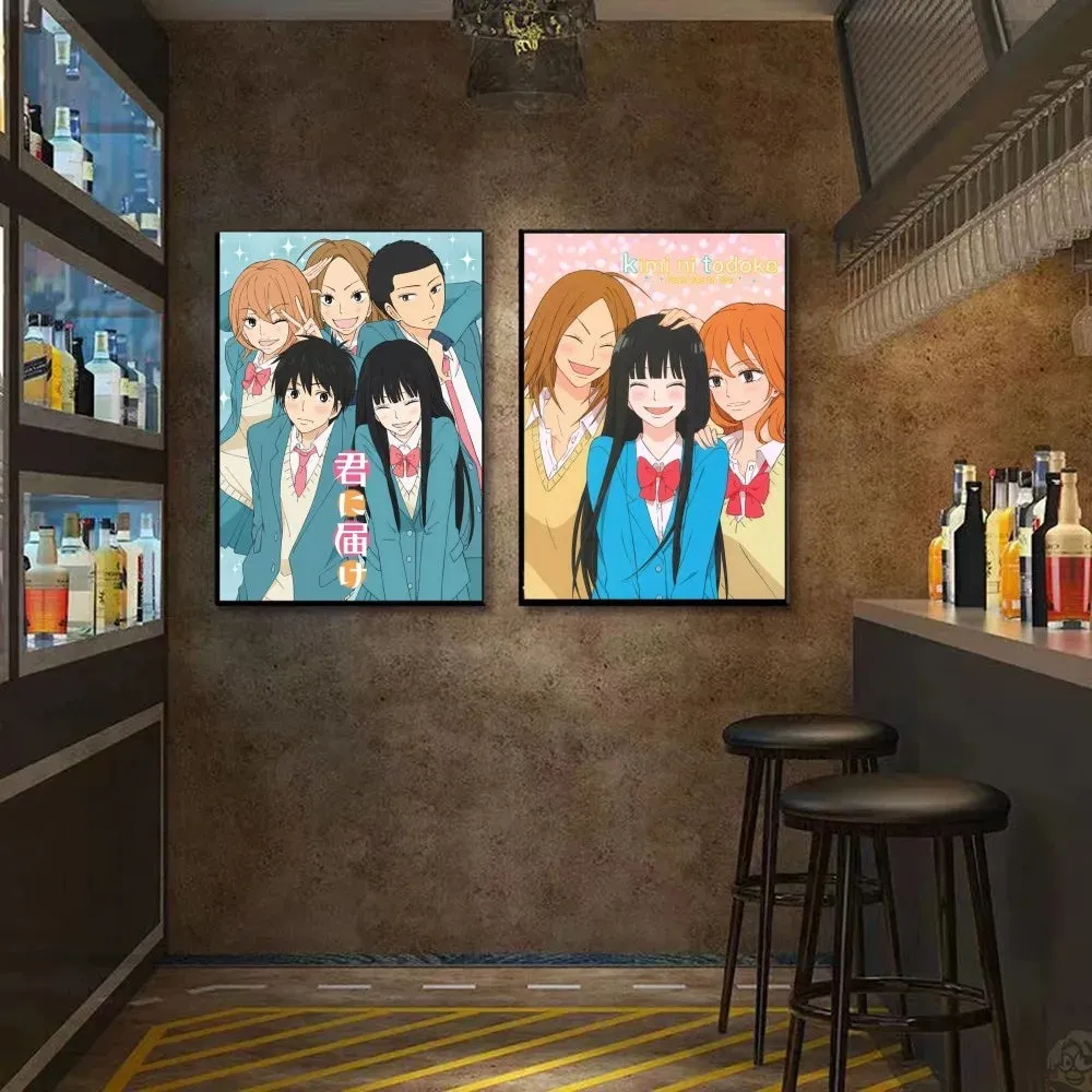 1 Piece Anime Kimi Ni Todoke From Me To You Poster Sticker Art Wall Mural