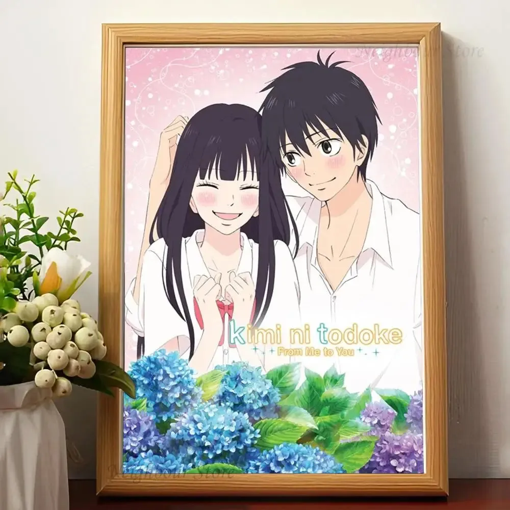 1 Piece Anime Kimi Ni Todoke From Me To You Poster Sticker Art Wall Mural