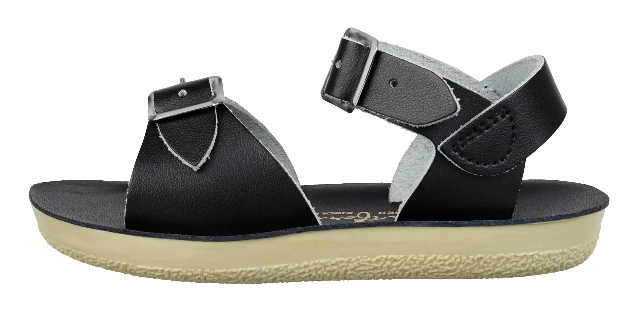 (1706) Salt-Water Sandal Surfer - BLACK