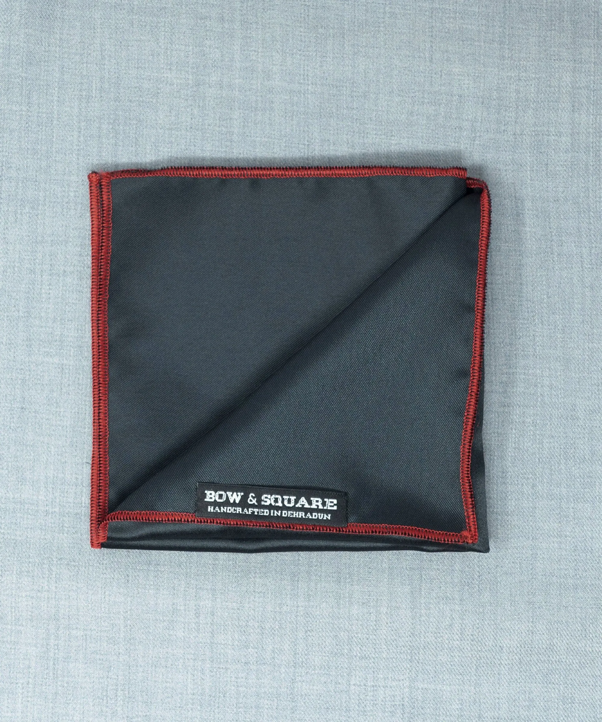 After 8 Black Pocket Square