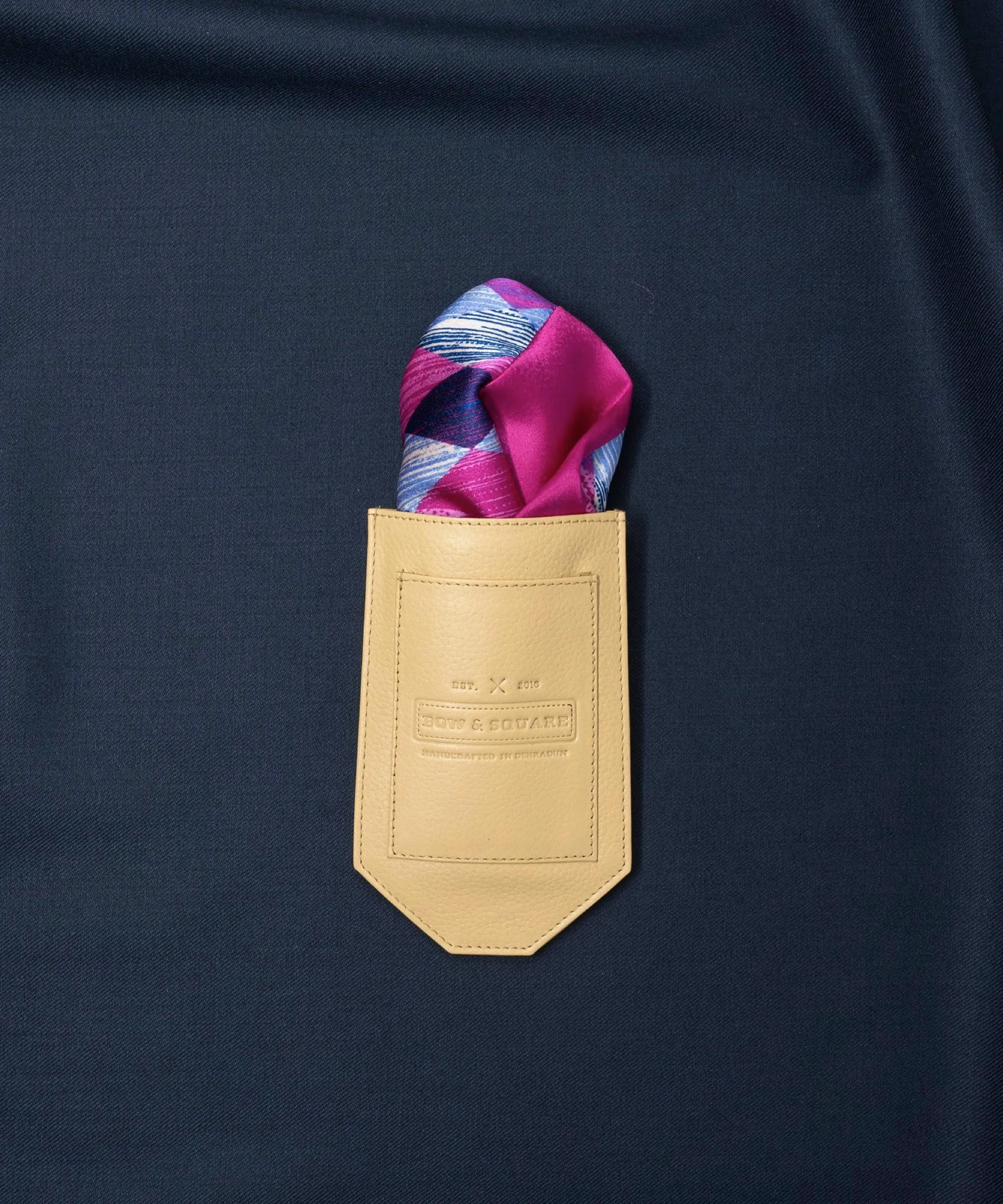 After 8 Pink Pocket Square