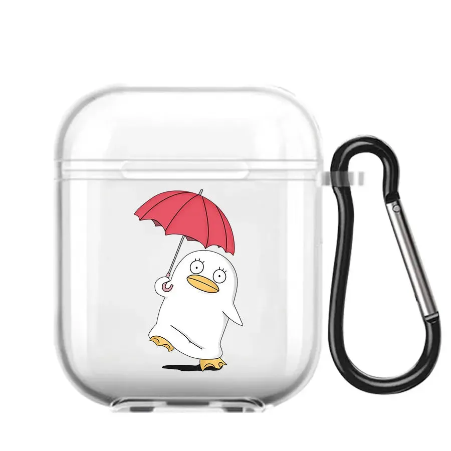 Animie Gintama Sakata Gintoki Kagura Earphone Case For AirPods 1 2 3 Pro Clear Soft silicone wireless Bluetooth headphone case