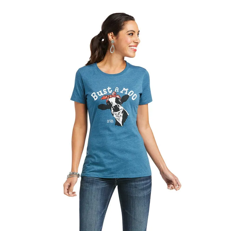 Ariat Womens Bust a Moo T-Shirt