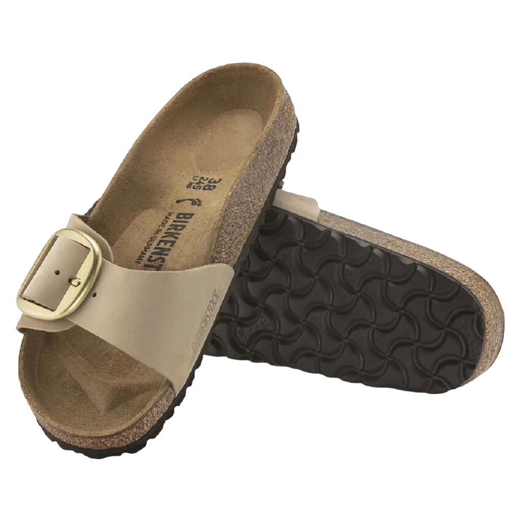 Birkenstock Women's Madrid Big Buckle Sandal - Nubuck Leather