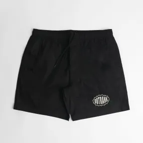 Can't Catch Us Embroidered 6" Nylon Shorts