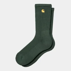 Carhartt WIP - Chase Socks - Sycamore Tree / Gold