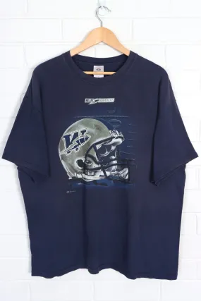 CFL Winnipeg Blue Bombers Big Football Helmet T-Shirt (XL)