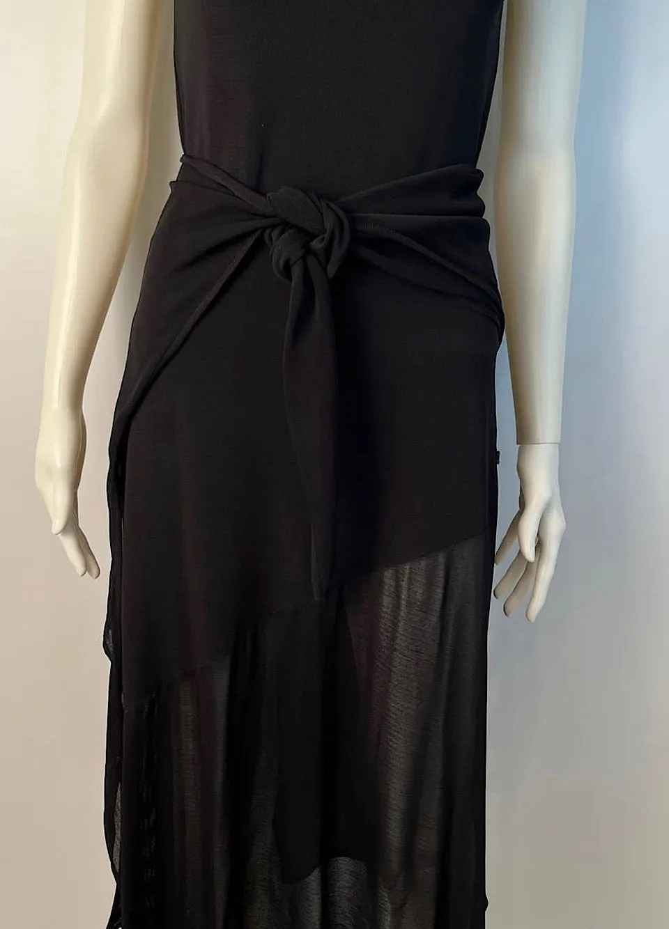 Chanel 02C 2002 Cruise Resort 2 pc Black Dress FR 38 US 4/6