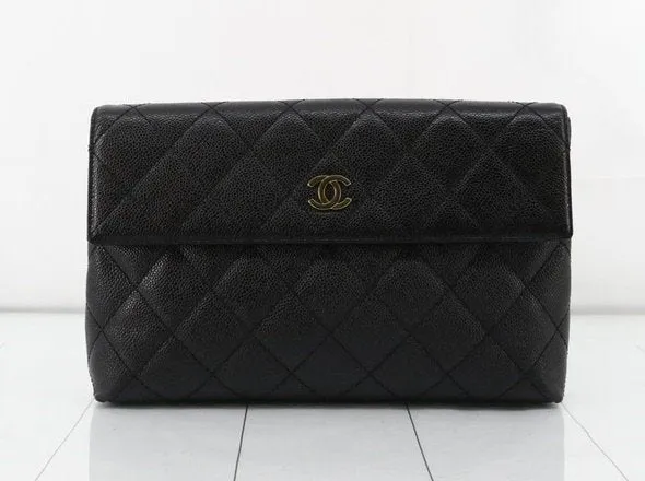 Chanel Matelasse Clutch Bag