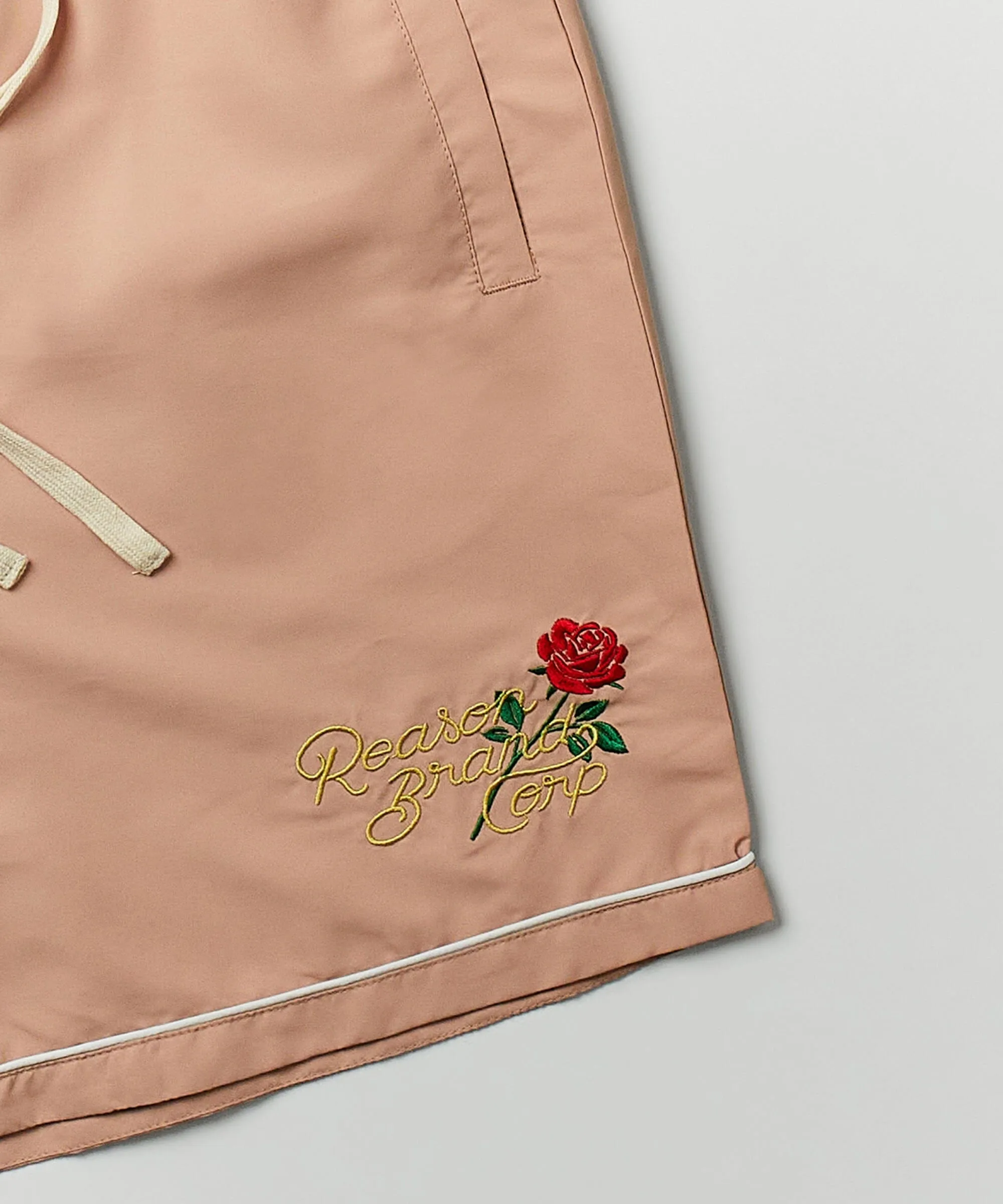 Clubmaster Embroidered Shorts - Sand