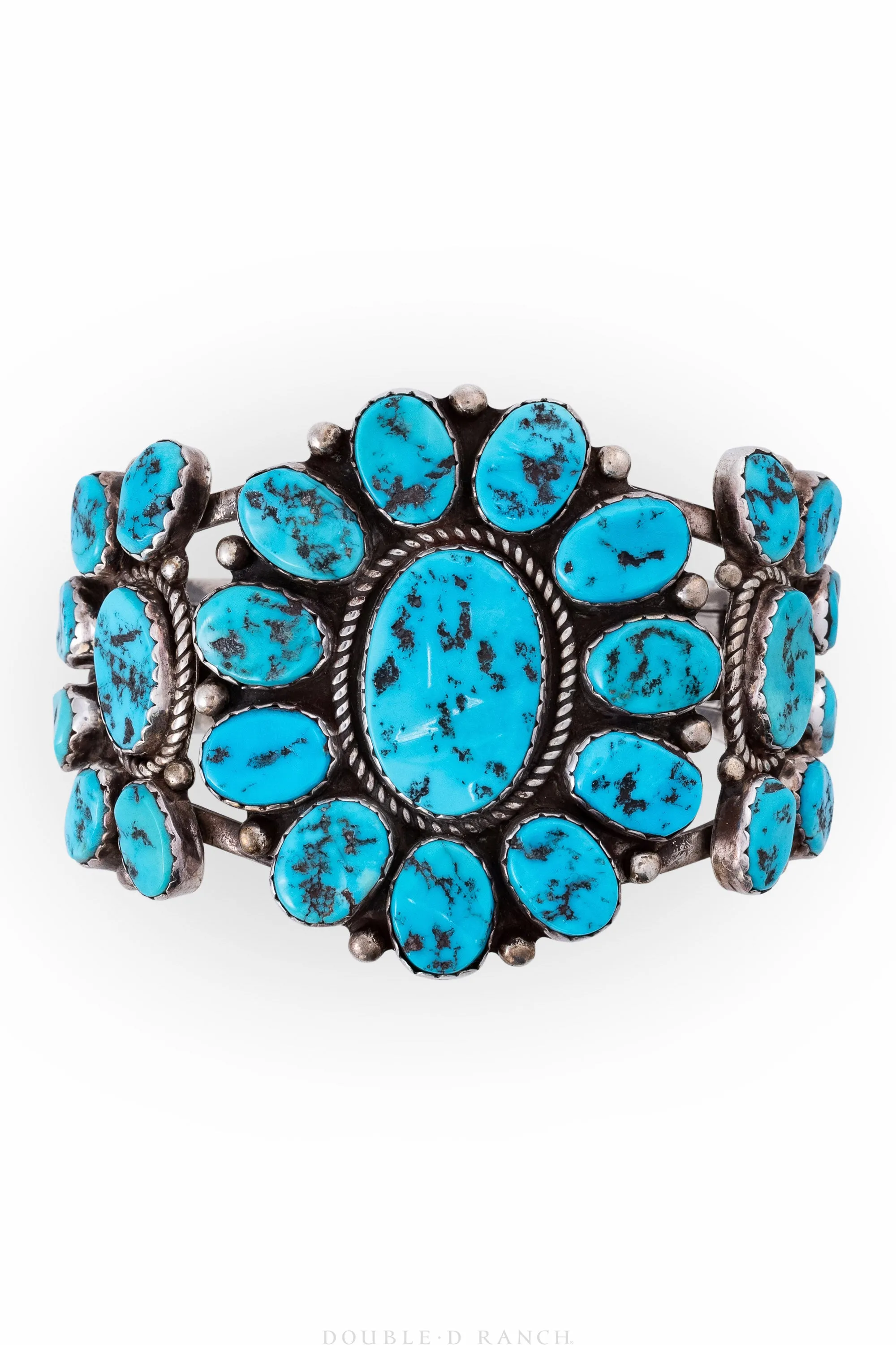 Cuff, Cluster, Turquoise, Hallmark, Vintage, 2825