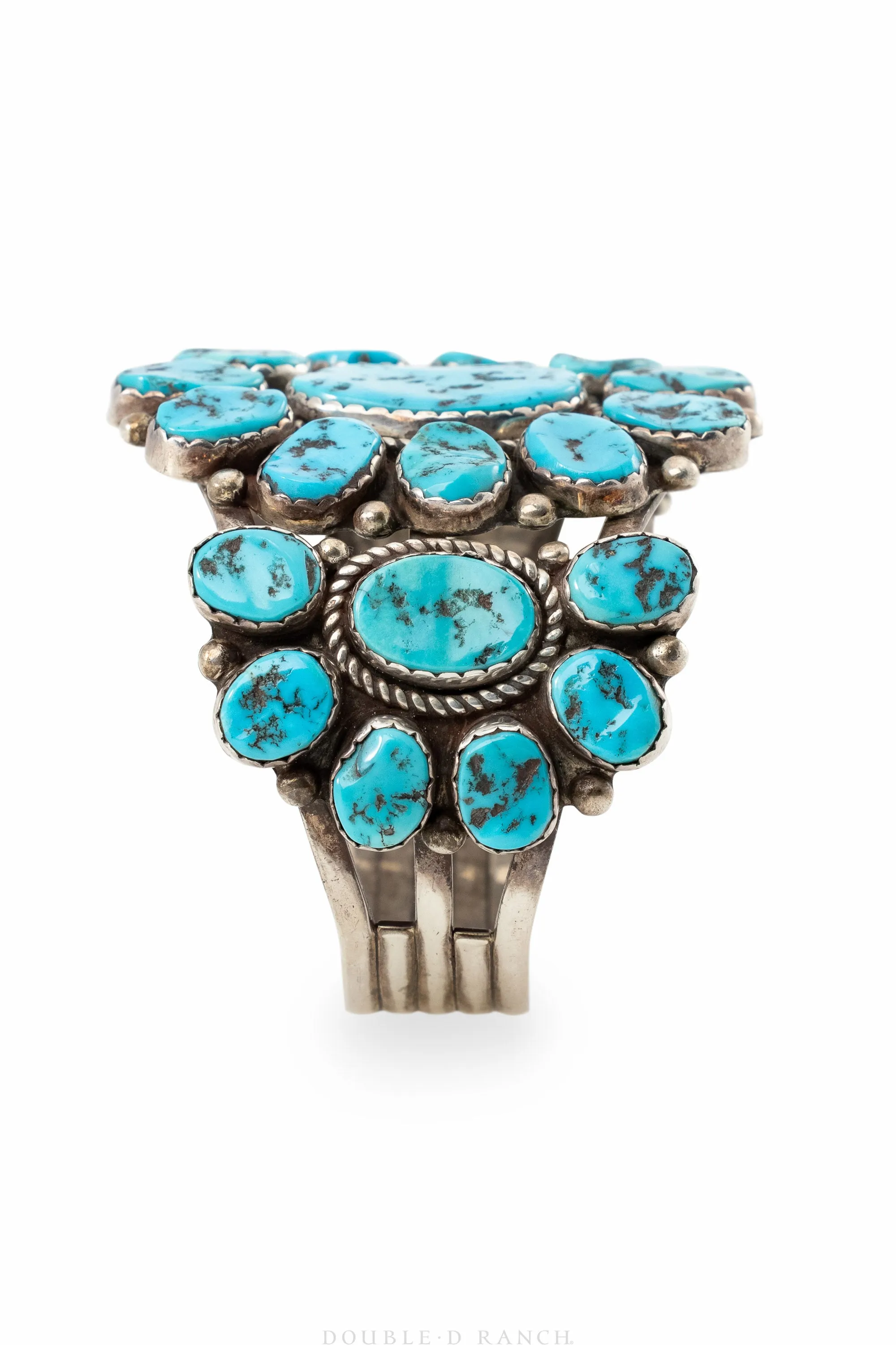 Cuff, Cluster, Turquoise, Hallmark, Vintage, 2825