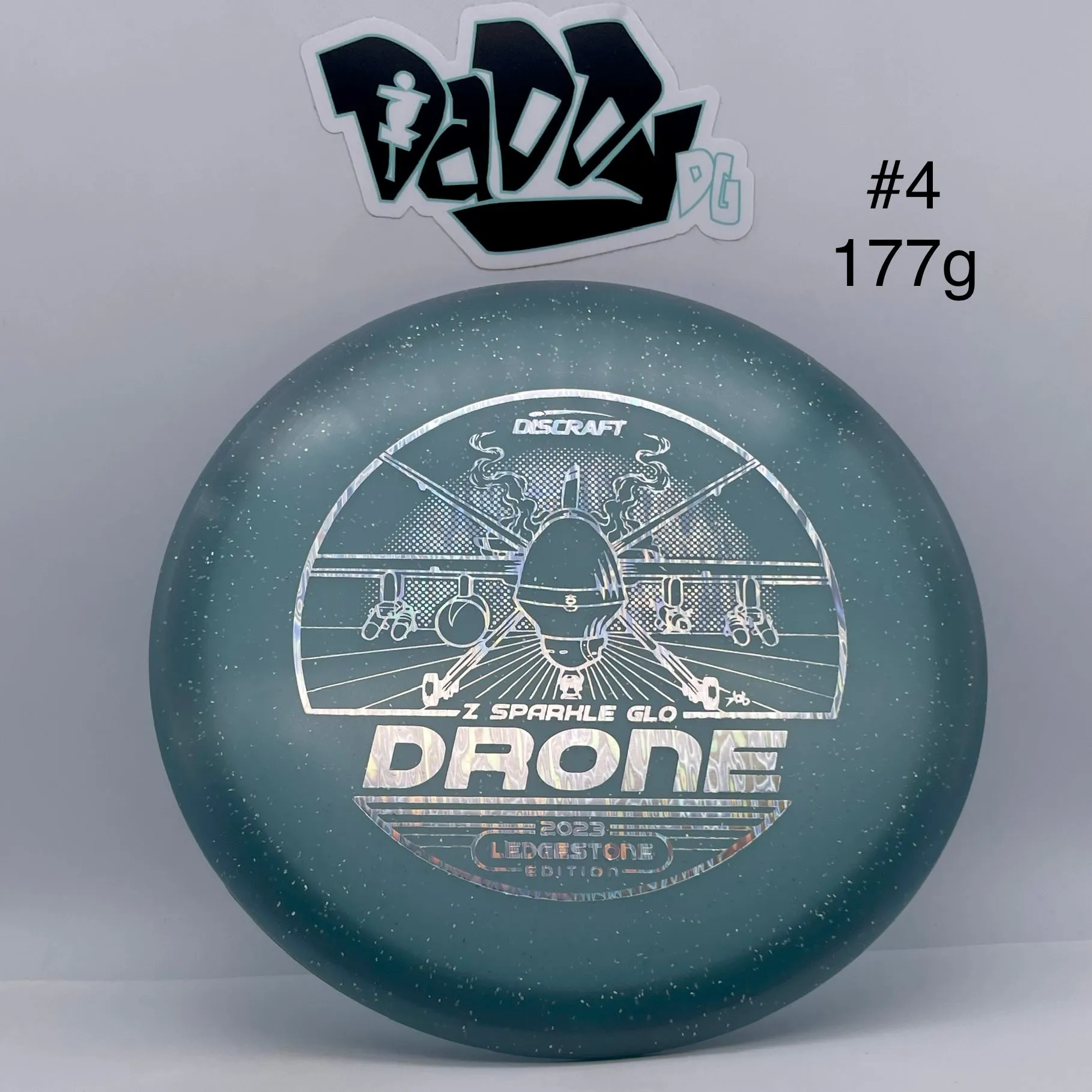 Discraft Z Sparkle Glo Drone 2023 Ledgestone Edition Midrange