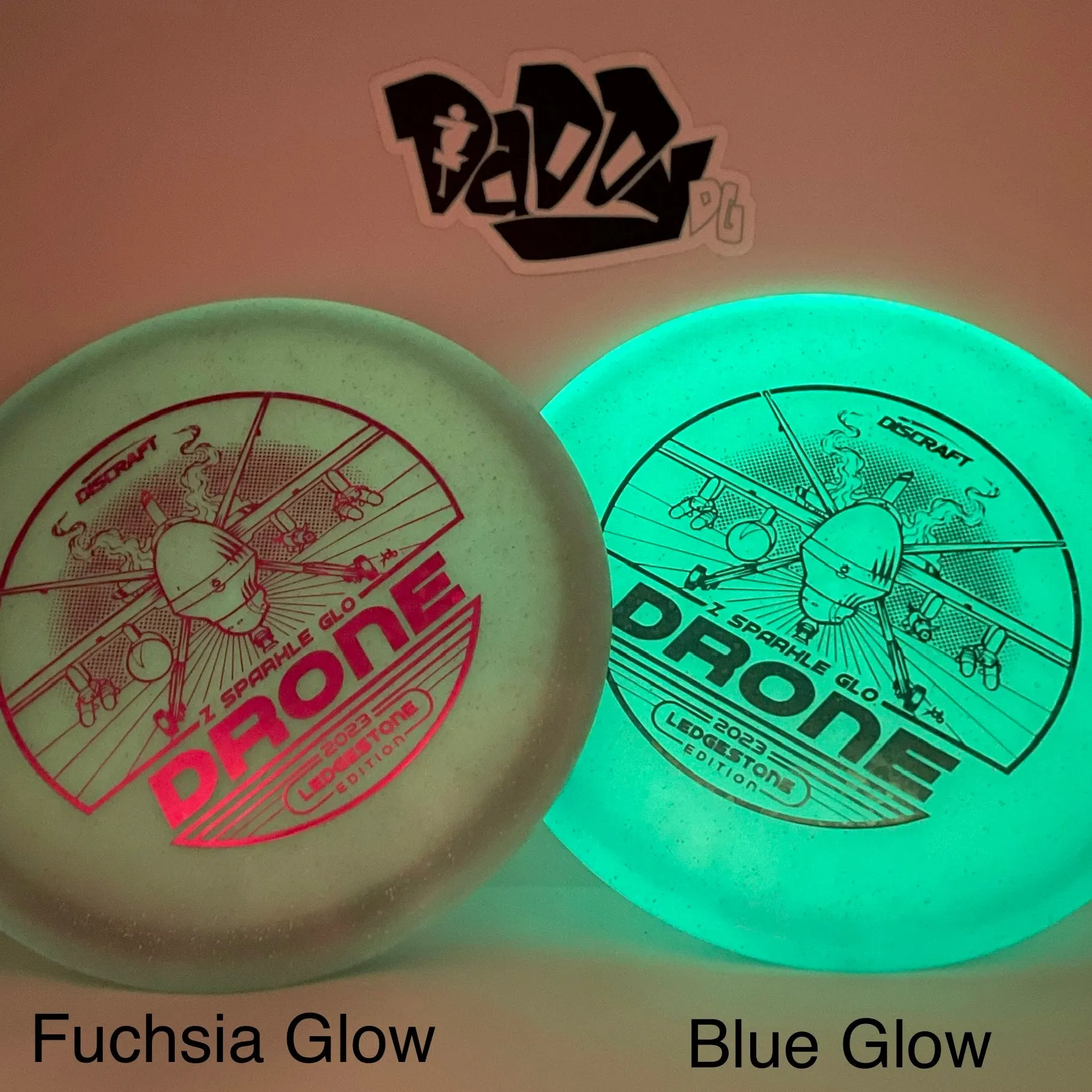 Discraft Z Sparkle Glo Drone 2023 Ledgestone Edition Midrange