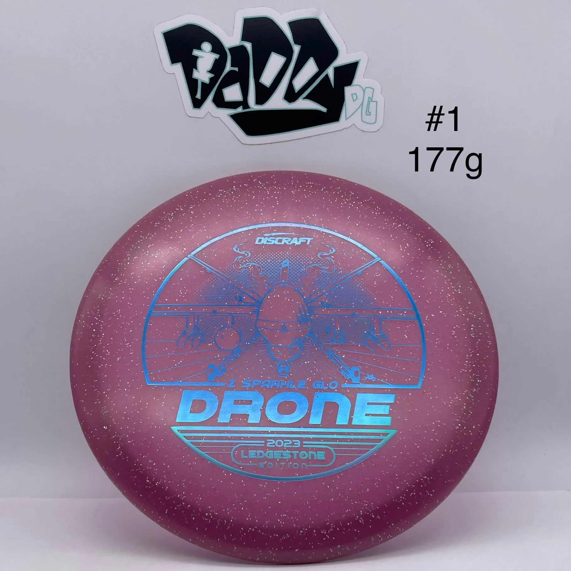 Discraft Z Sparkle Glo Drone 2023 Ledgestone Edition Midrange