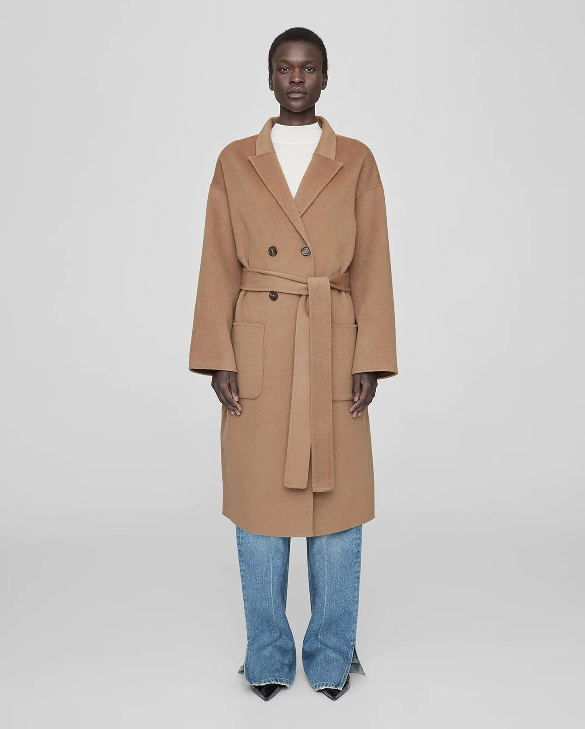 DYLAN COAT / CAMEL CASHMERE BLEND