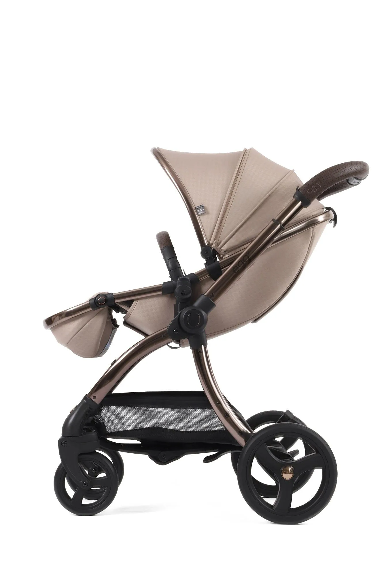 Egg 3 Stroller and Carrycot - Houndstooth Almond