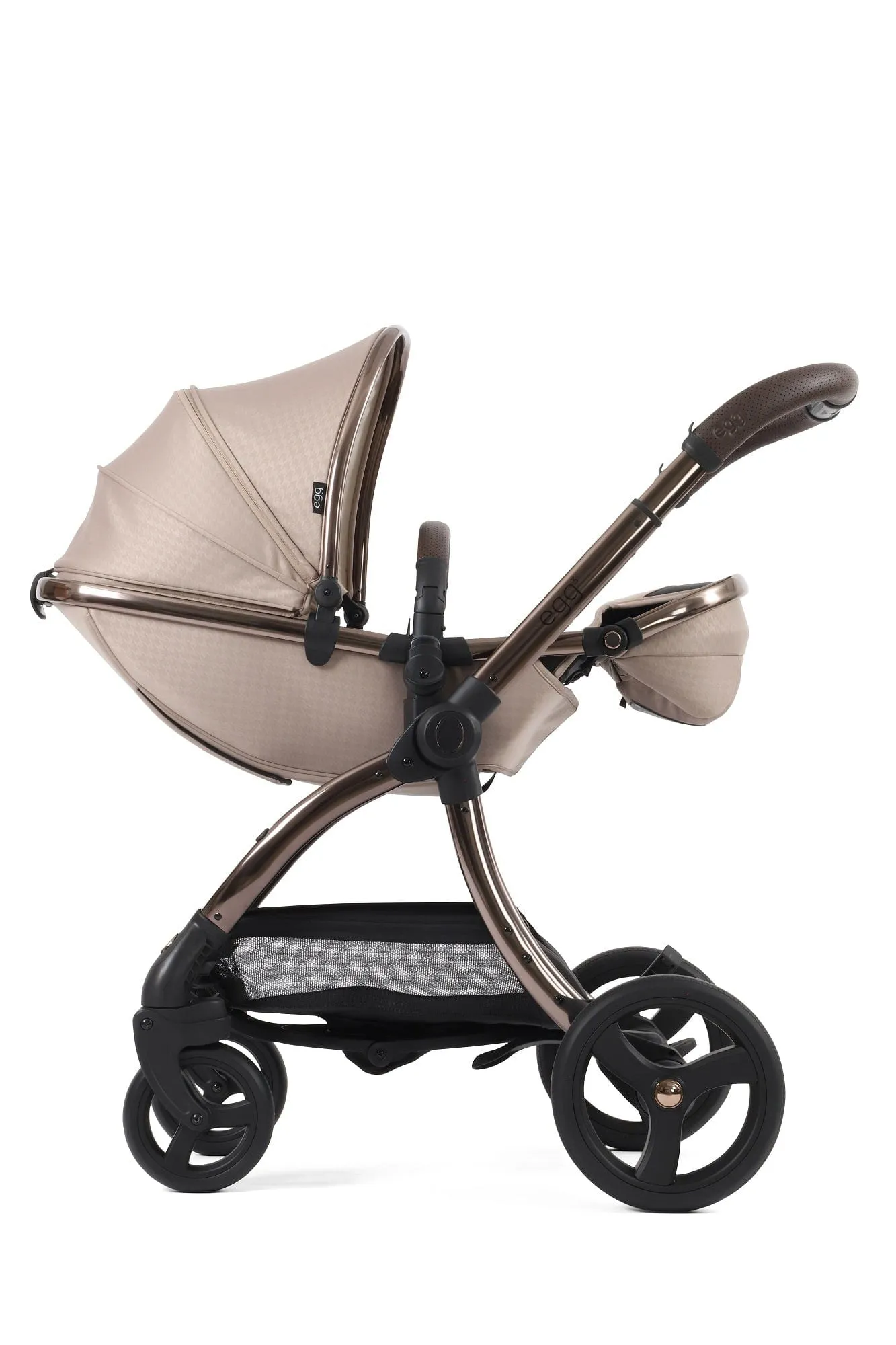 Egg 3 Stroller and Carrycot - Houndstooth Almond