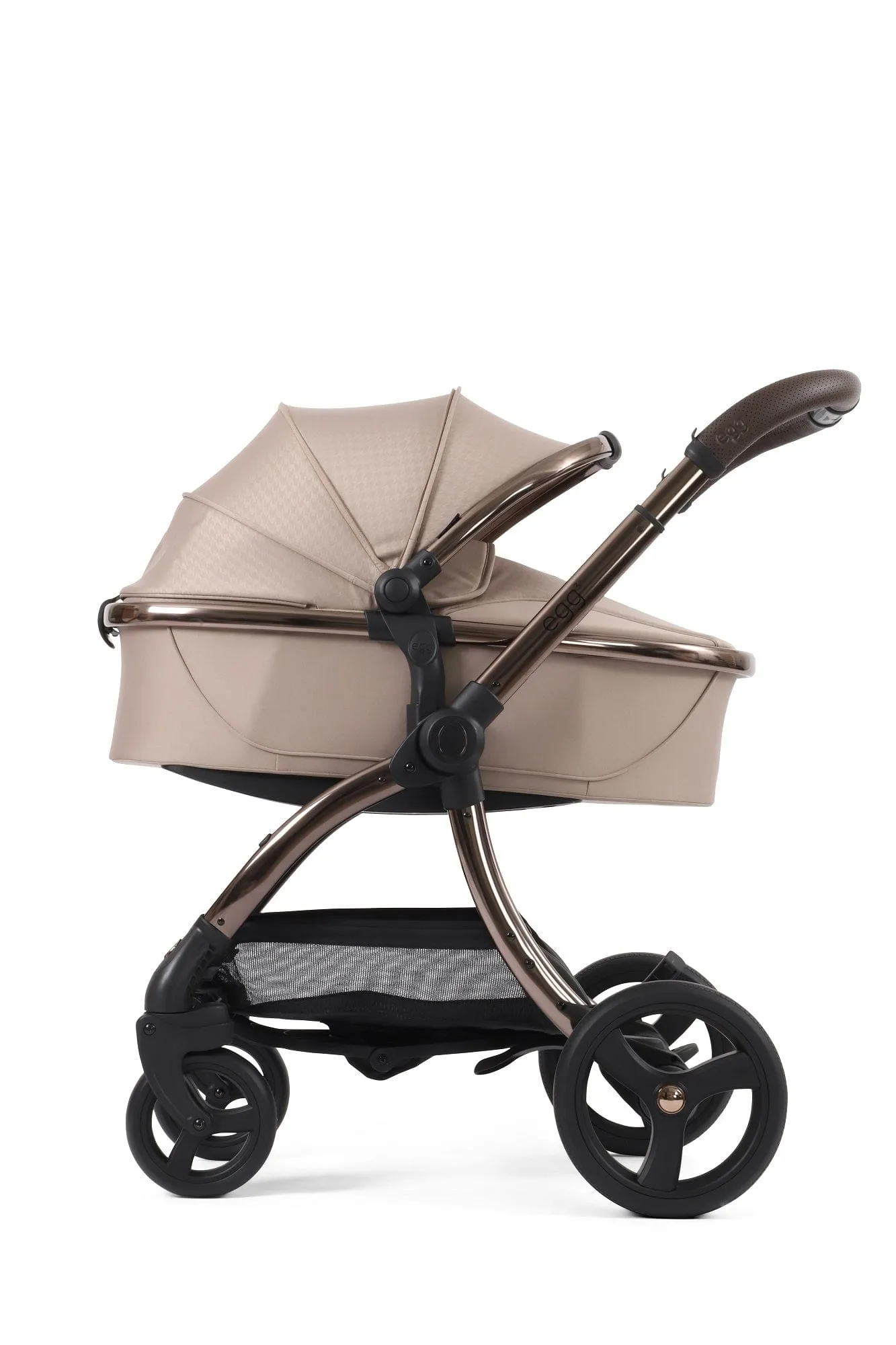 Egg 3 Stroller and Carrycot - Houndstooth Almond