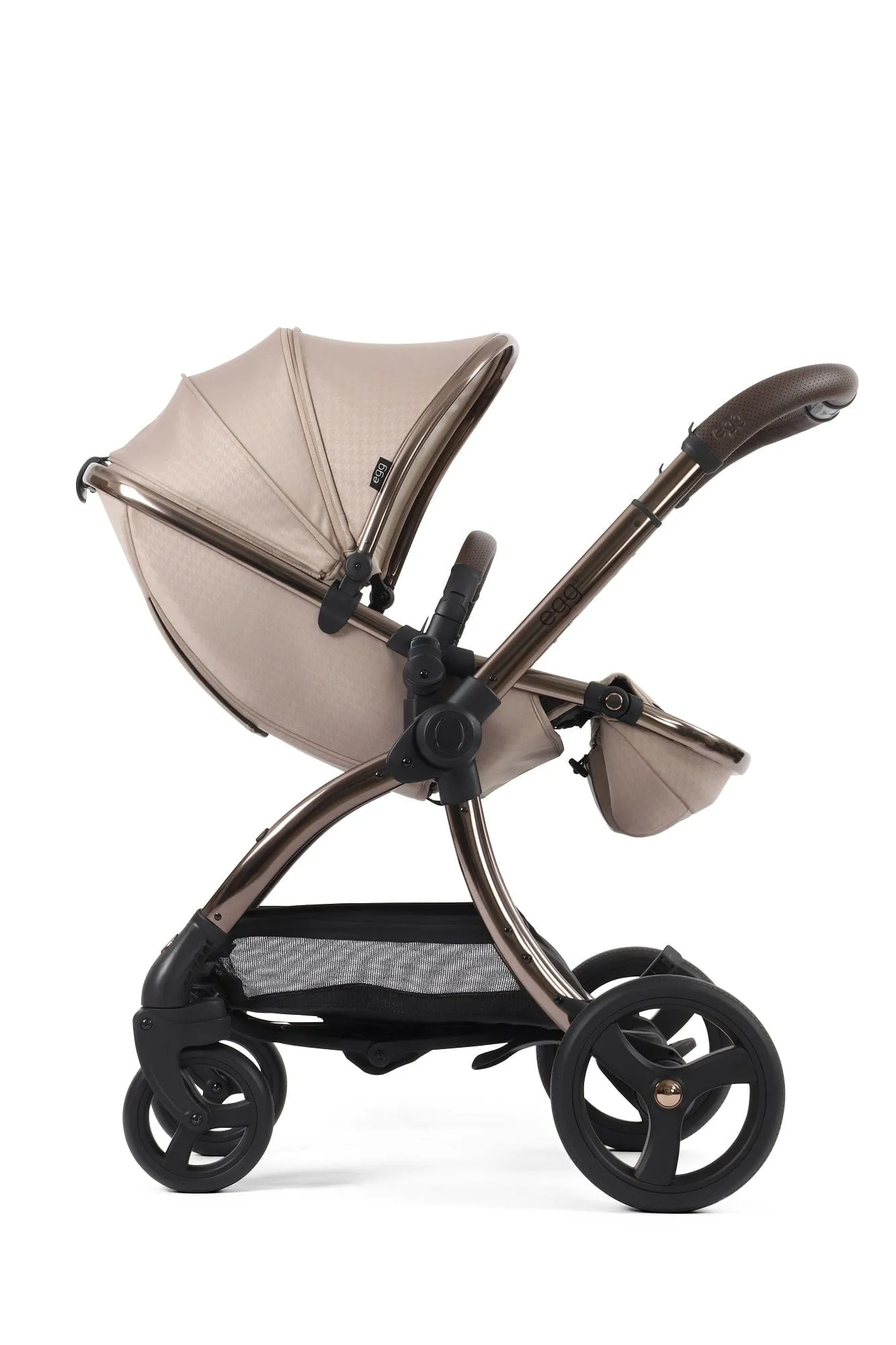 Egg 3 Stroller and Carrycot - Houndstooth Almond