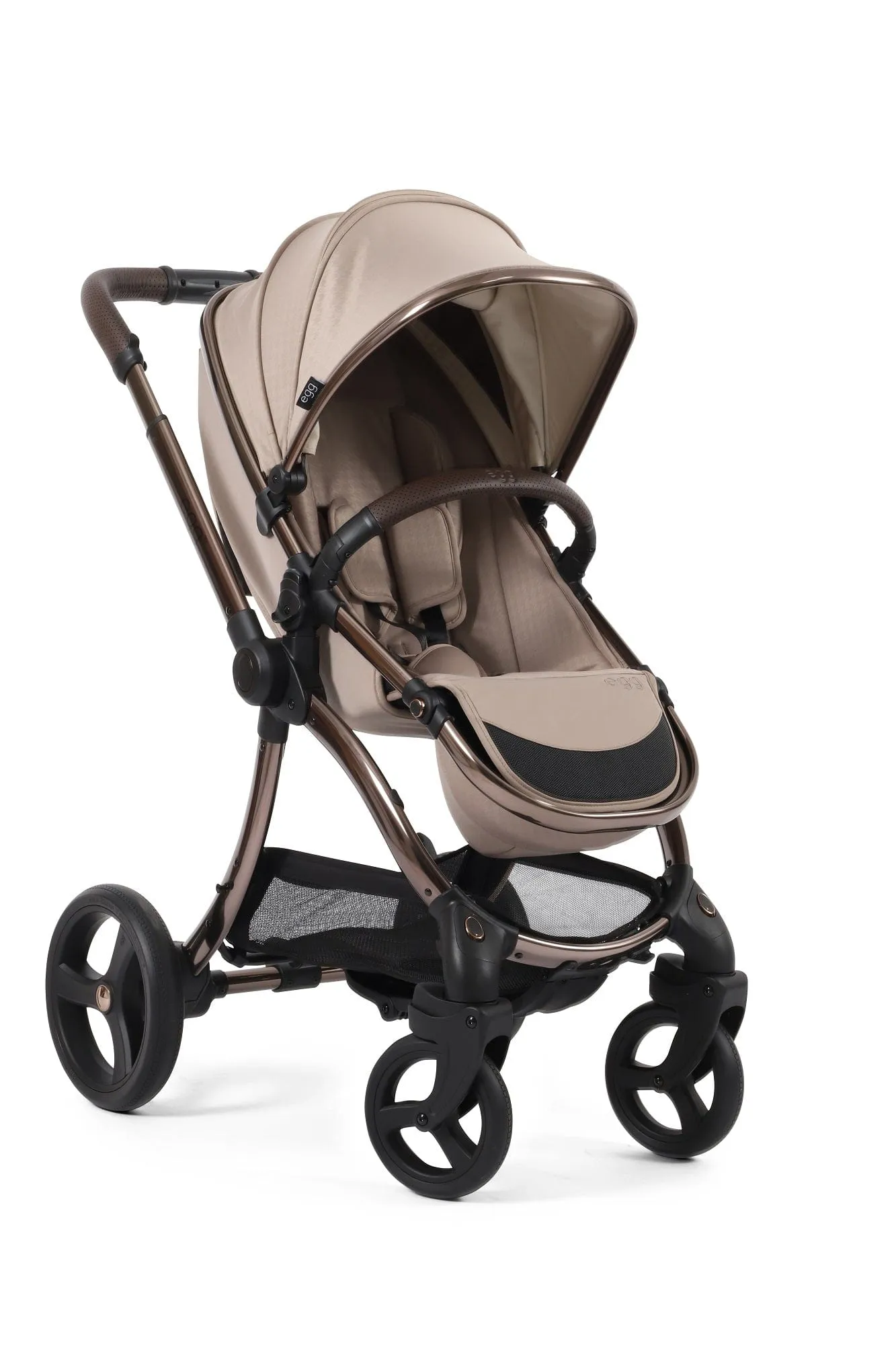 Egg 3 Stroller and Carrycot - Houndstooth Almond