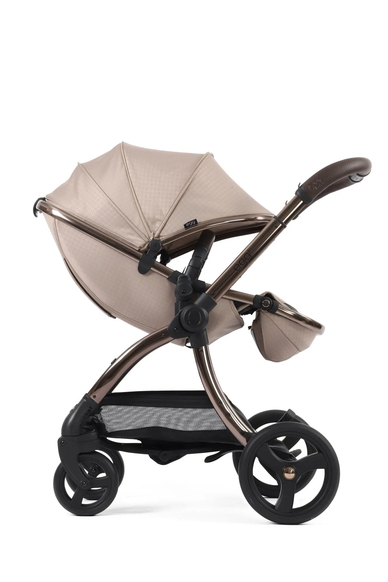 Egg 3 Stroller and Carrycot - Houndstooth Almond