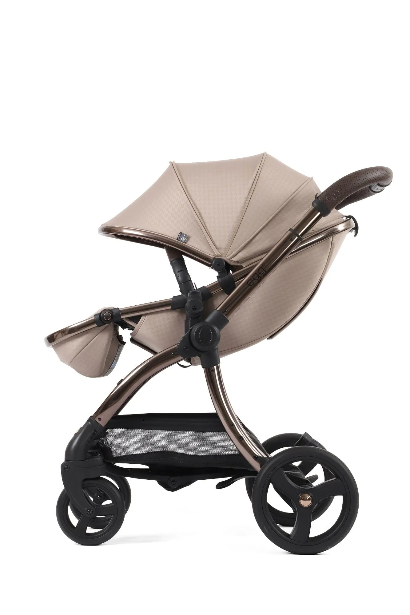 Egg 3 Stroller and Carrycot - Houndstooth Almond