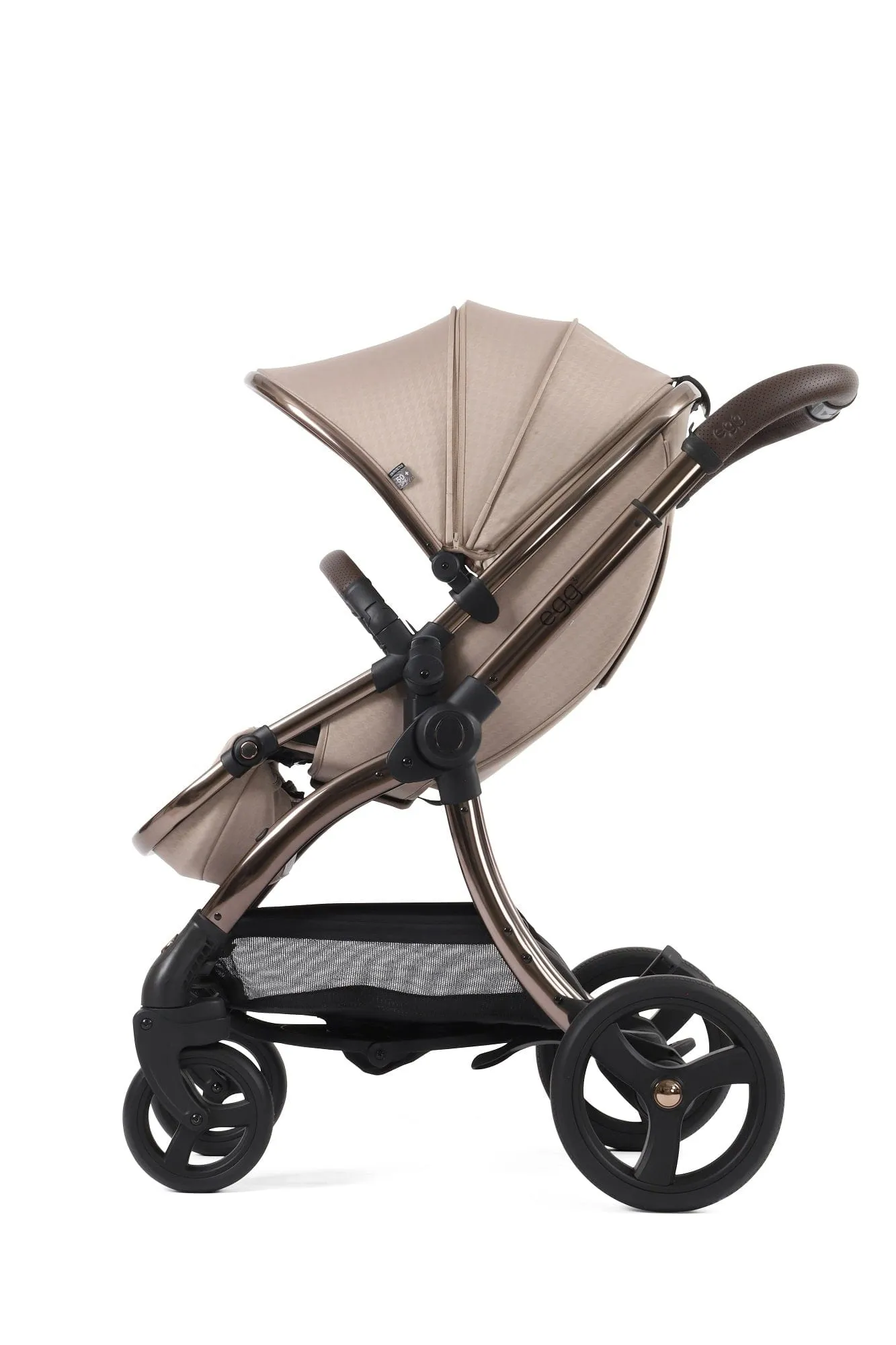 Egg 3 Stroller and Carrycot - Houndstooth Almond