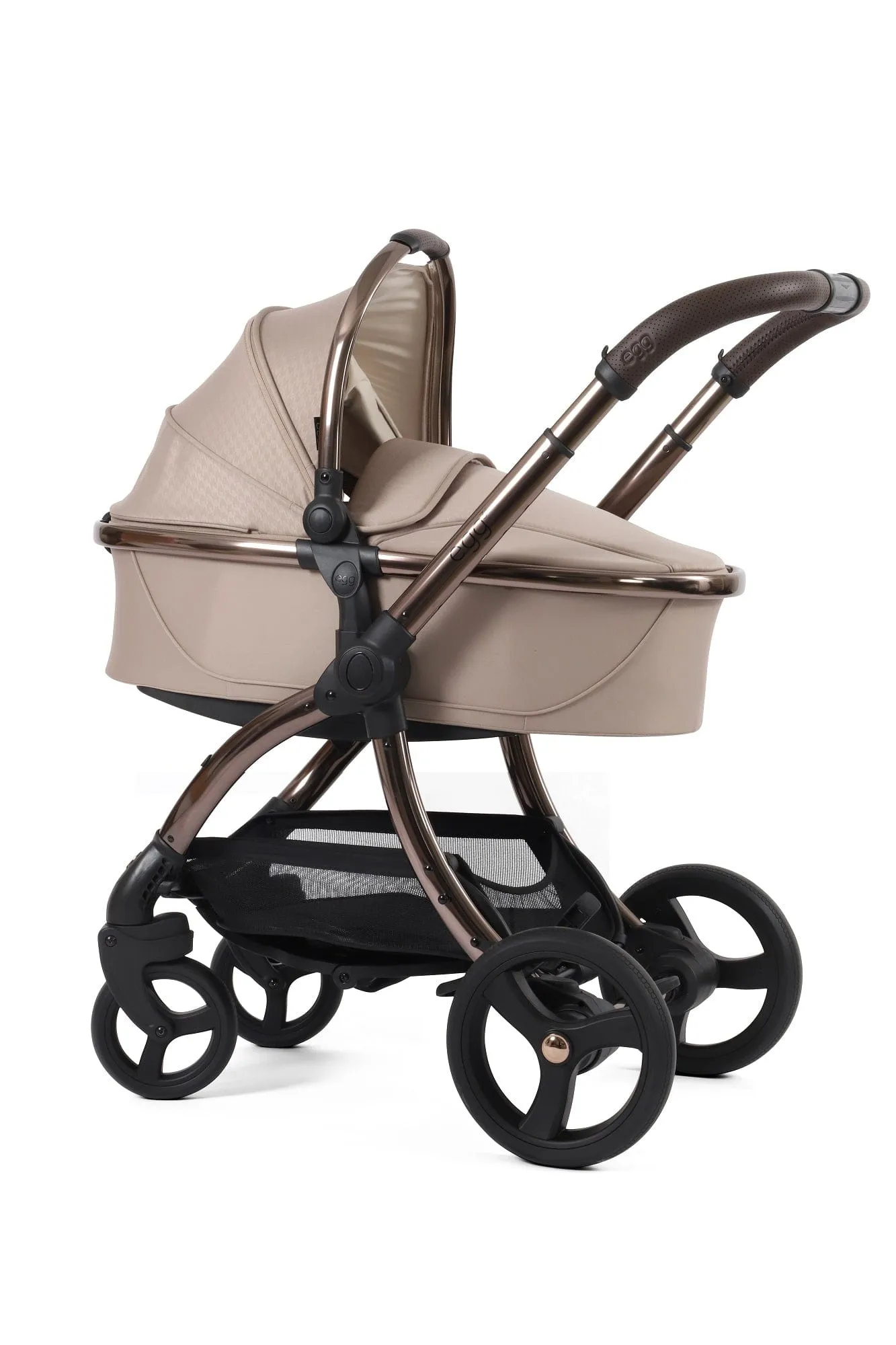 Egg 3 Stroller and Carrycot - Houndstooth Almond