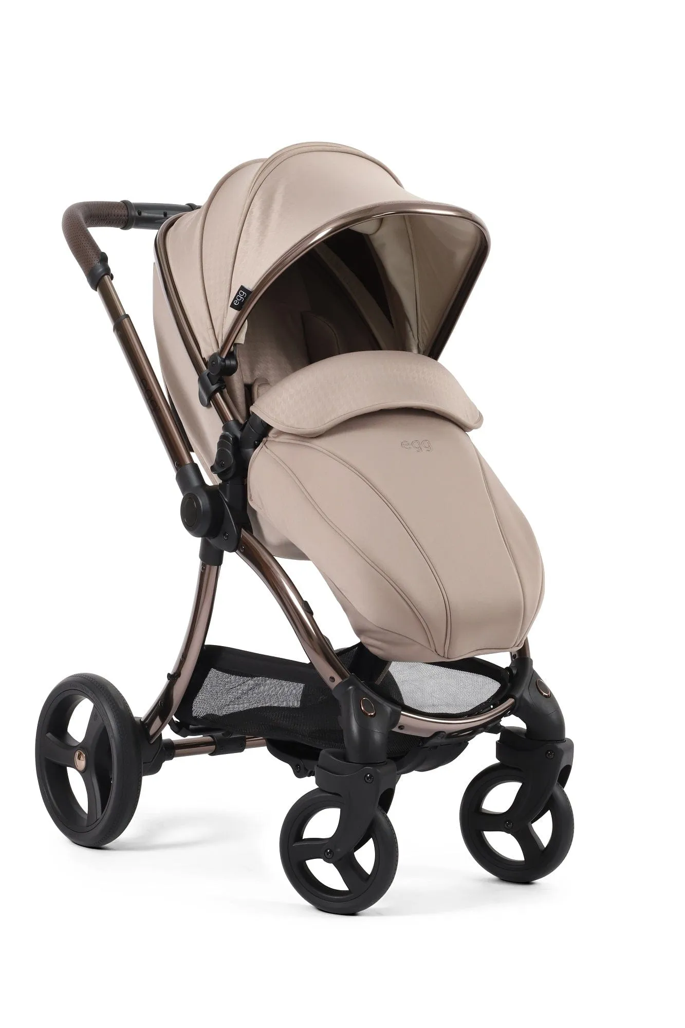 Egg 3 Stroller and Carrycot - Houndstooth Almond