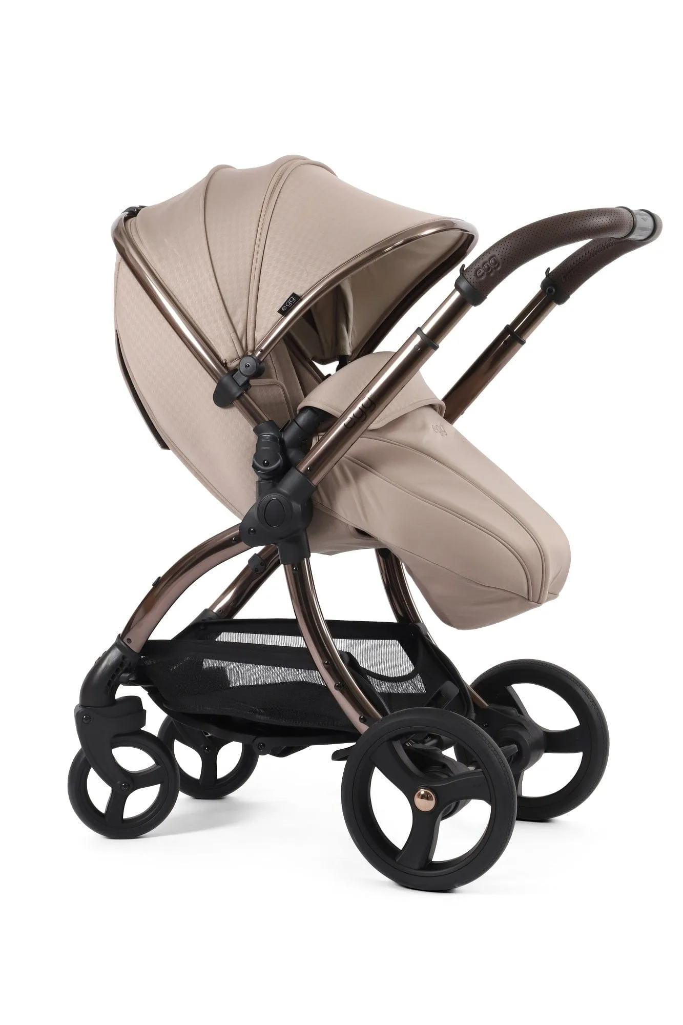 Egg 3 Stroller and Carrycot - Houndstooth Almond