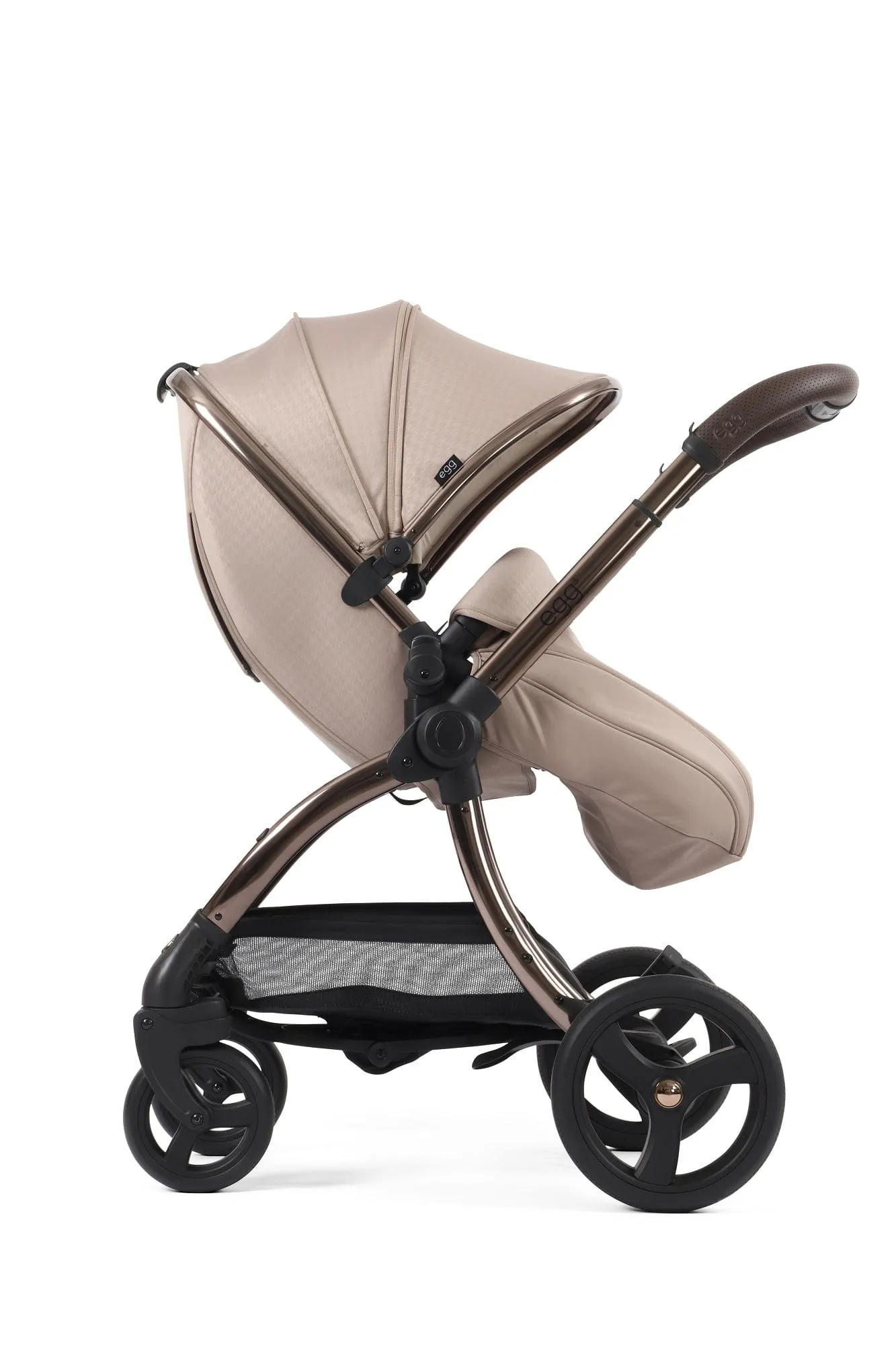 Egg 3 Stroller and Carrycot - Houndstooth Almond