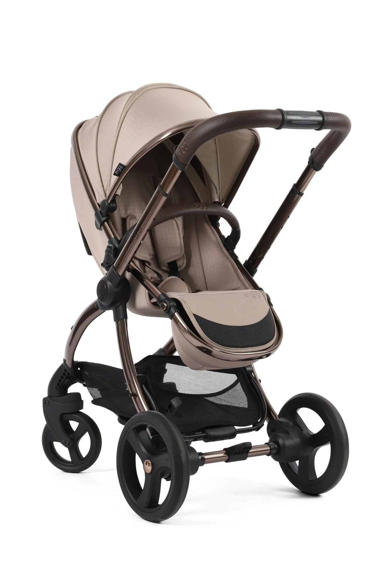 Egg 3 Stroller and Carrycot - Houndstooth Almond