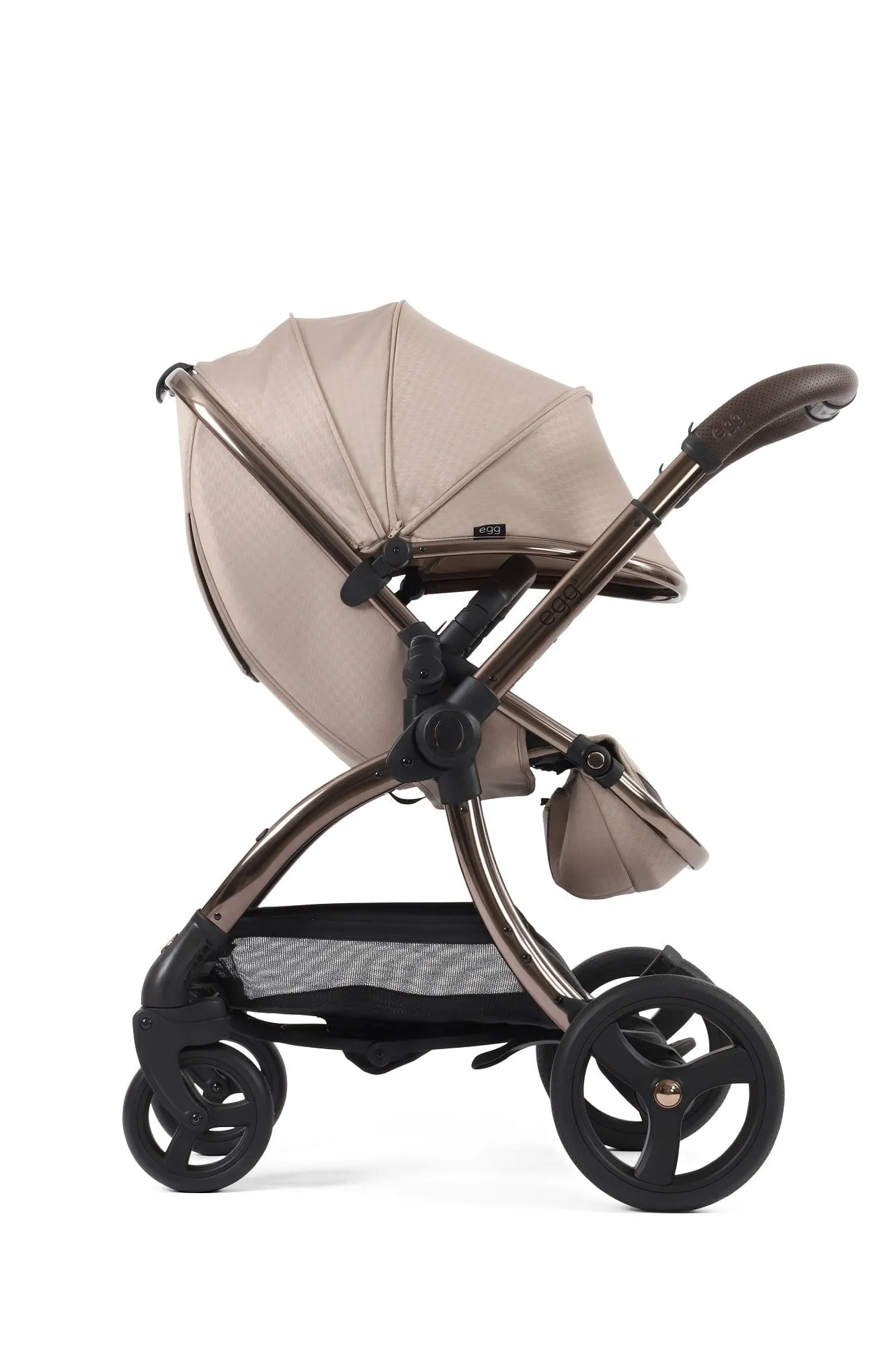 Egg 3 Stroller and Carrycot - Houndstooth Almond