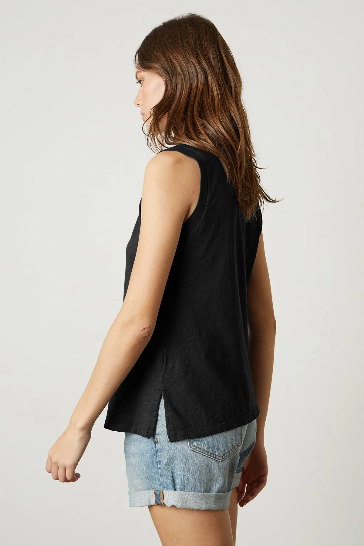 ELLEN VINTAGE SLUB TANK TOP