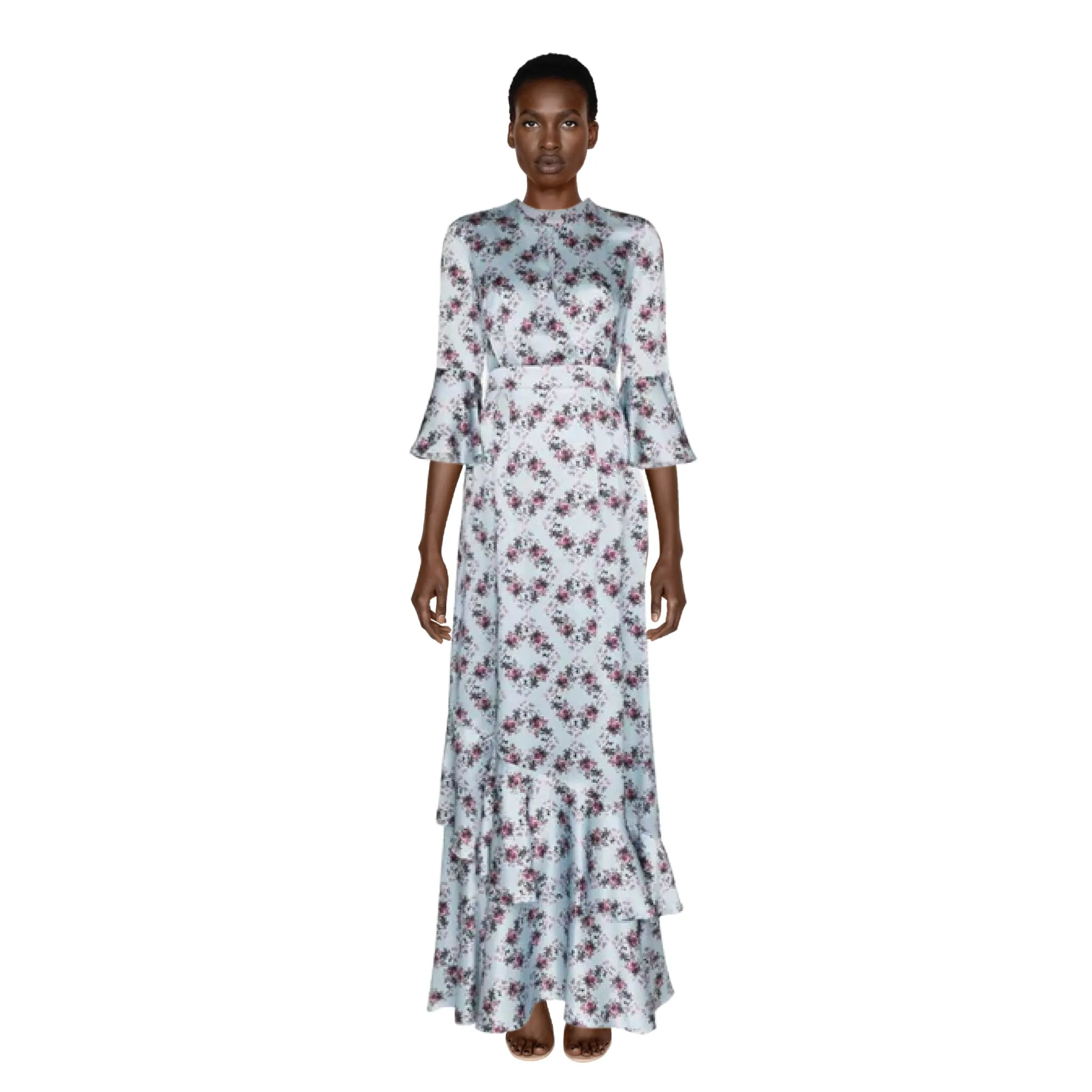 ERDEM Blue Evening Gown | Size US 8-10 - IT 44-46