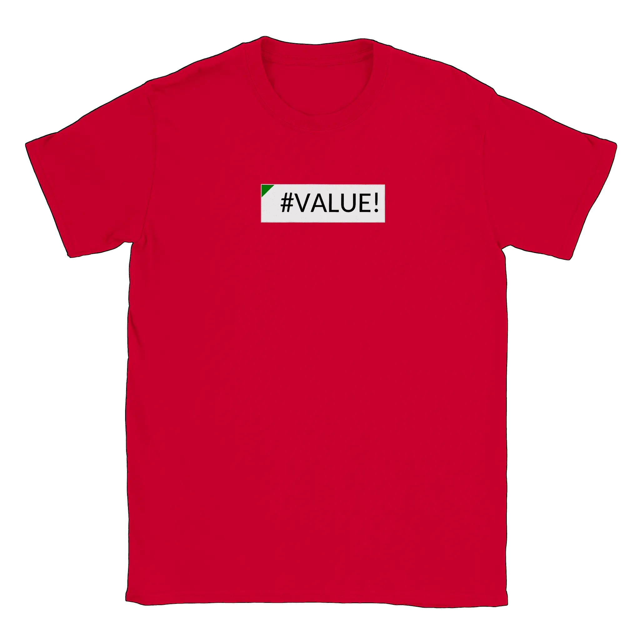 Excel Error Value - T-shirt