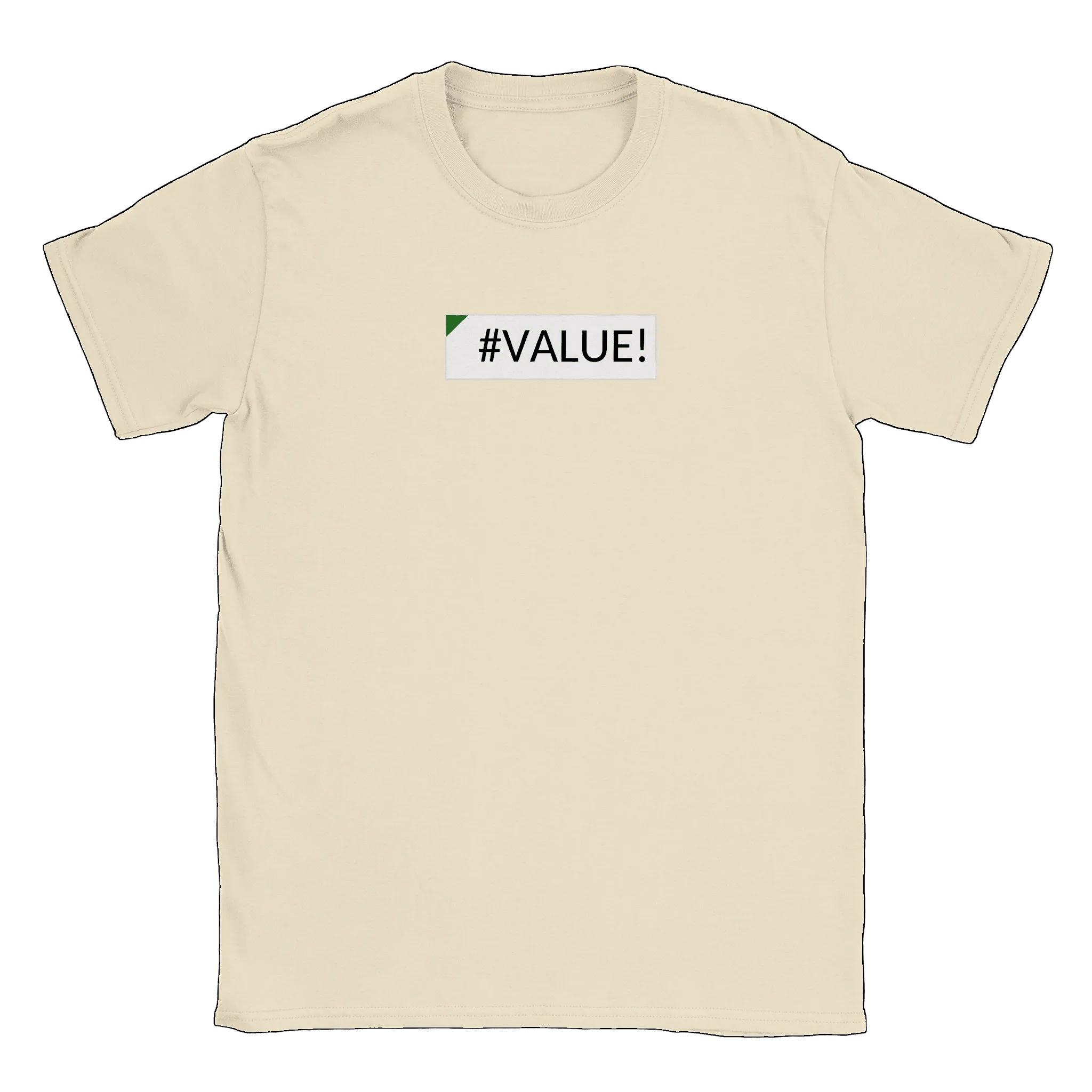 Excel Error Value - T-shirt