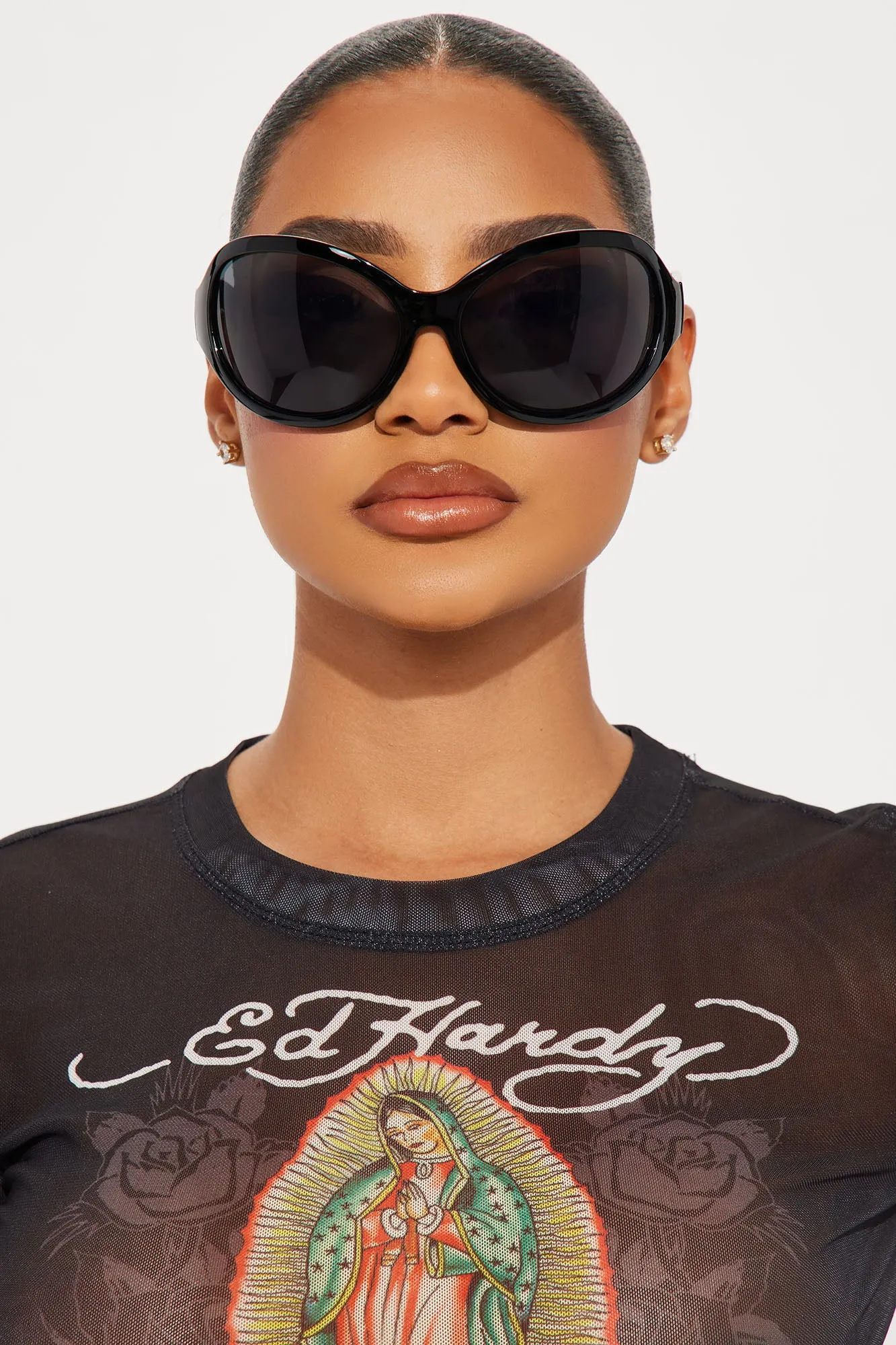 Forever So Extra Sunglasses - Black