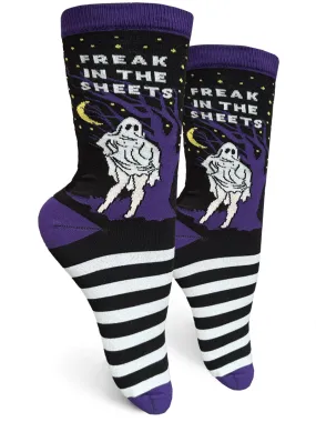 Freak In The Sheets Womens Crew Socks