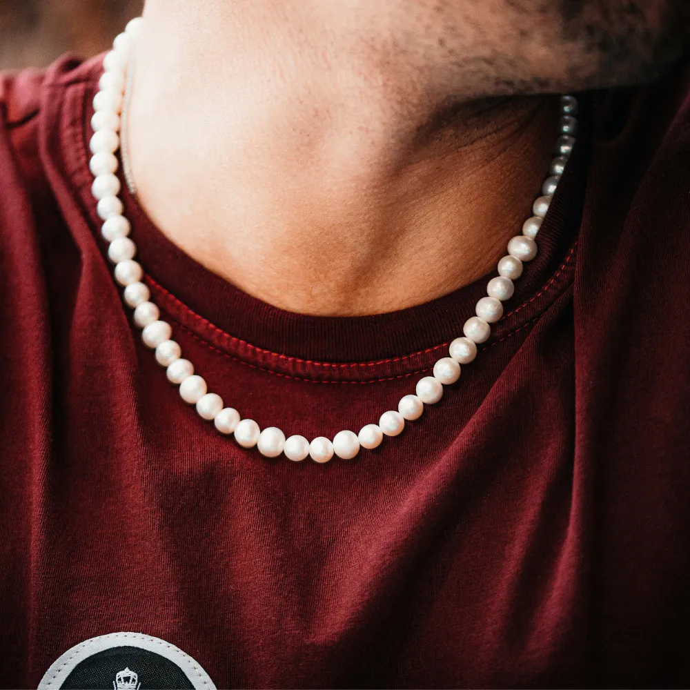 Freshwater Pearl Necklace Chain (8MM)