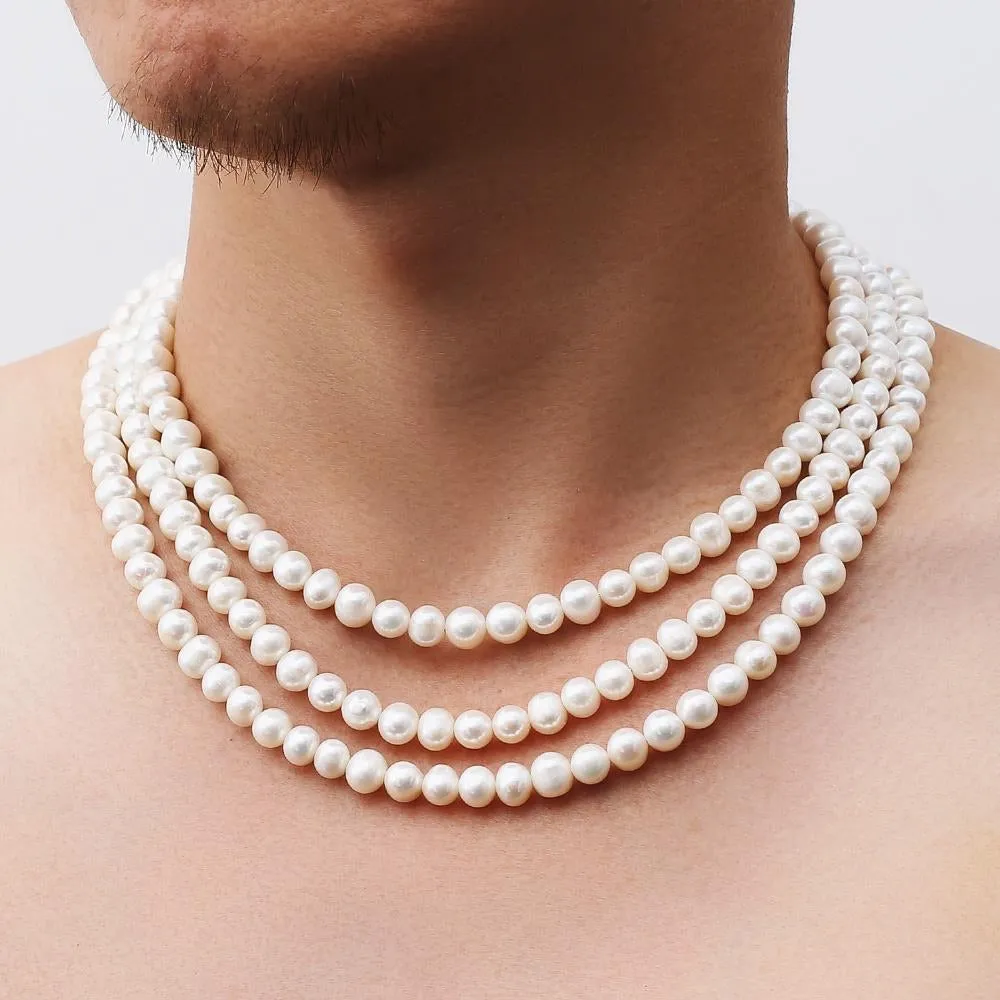 Freshwater Pearl Necklace Chain (8MM)