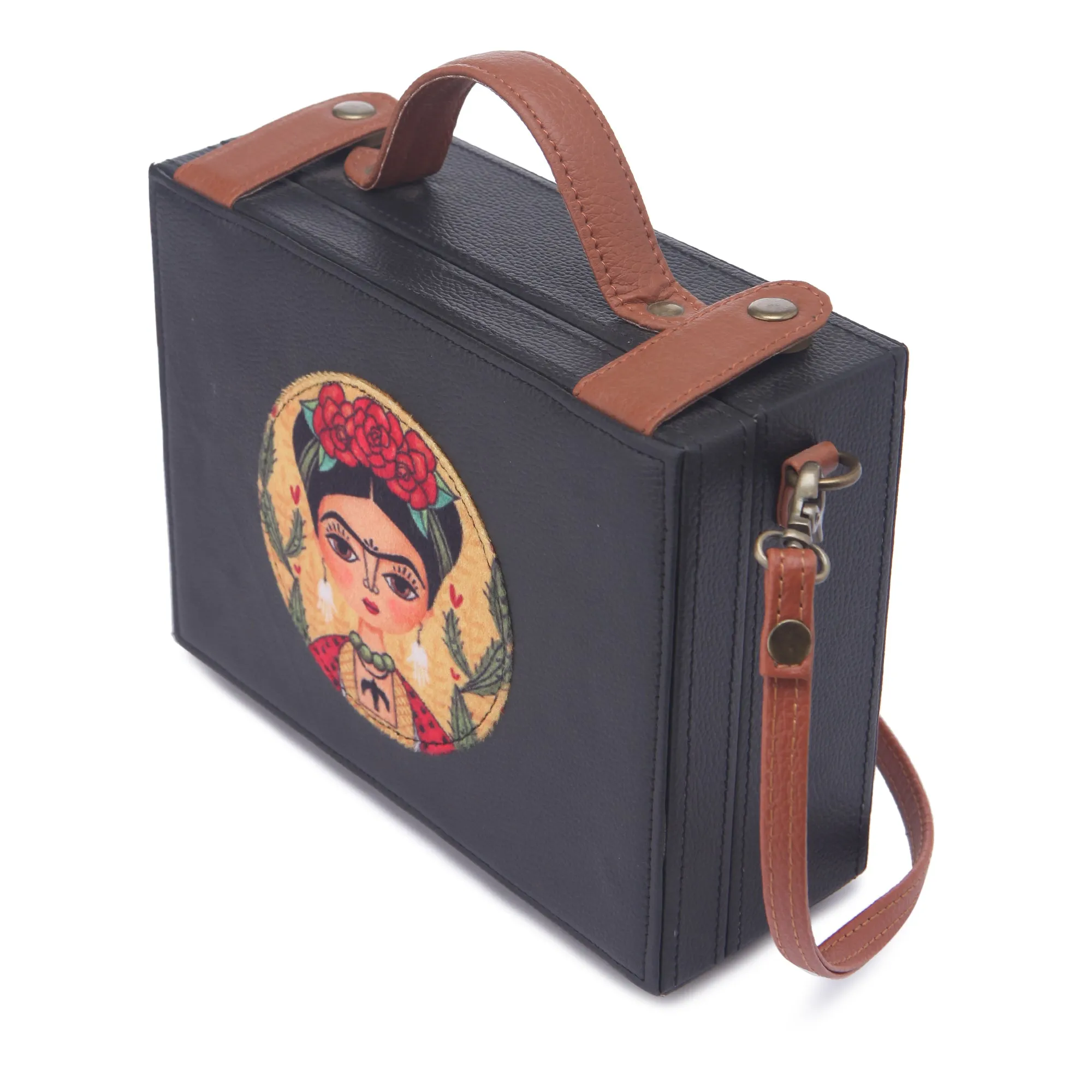 Frida Kahlo handcrafted crossbody Sling Bag for women