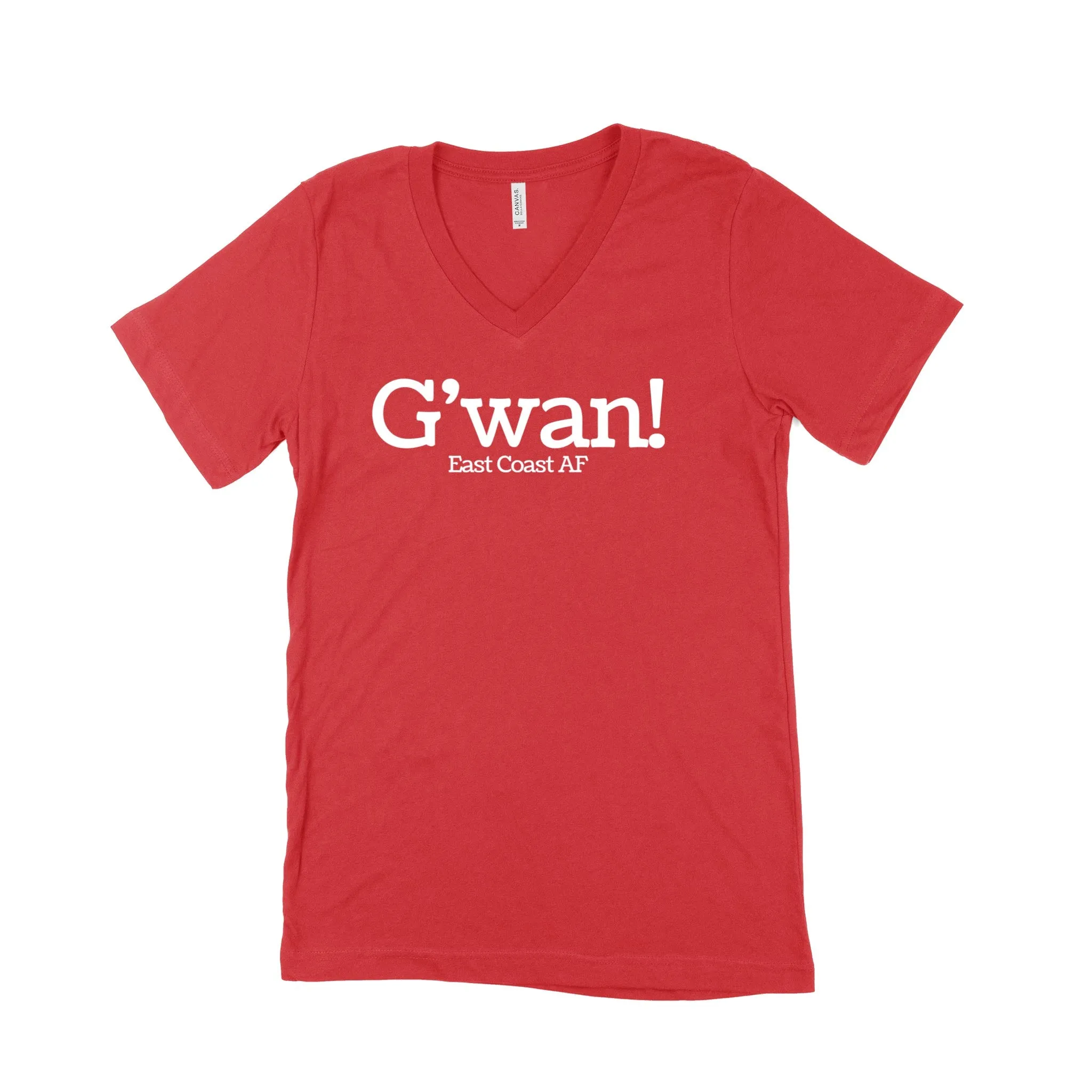 G'wan! Unisex V-Neck T-Shirt