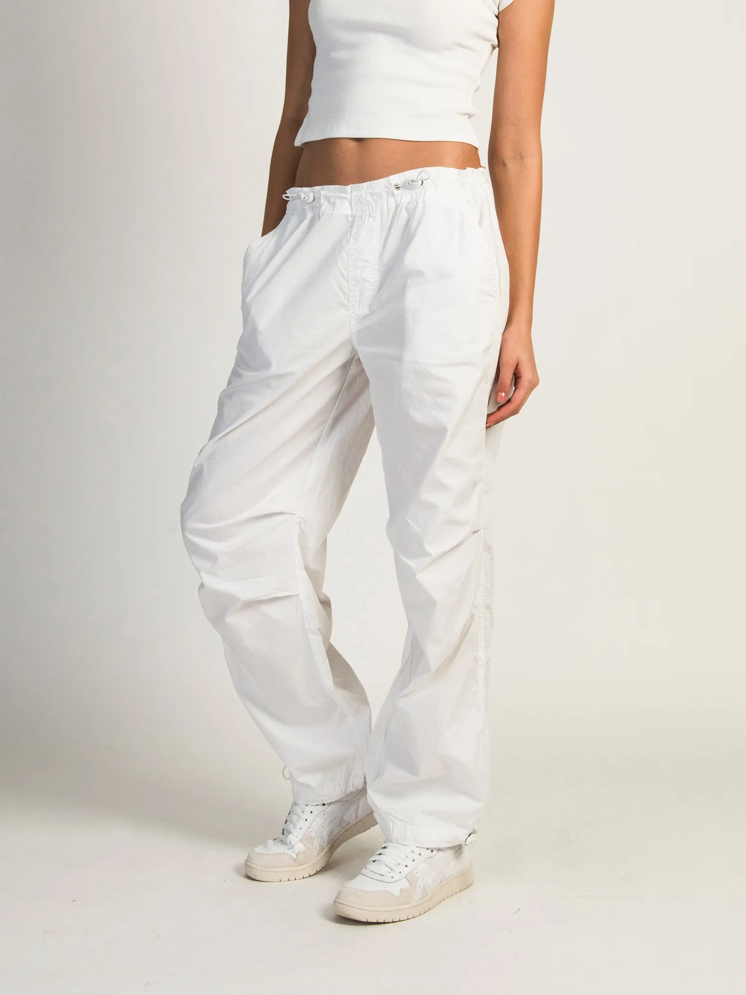 HARLOW BELLA PARACHUTE PANT - WHITE