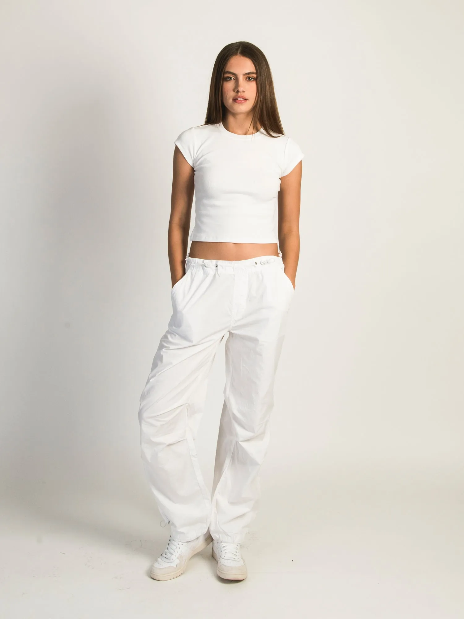 HARLOW BELLA PARACHUTE PANT - WHITE