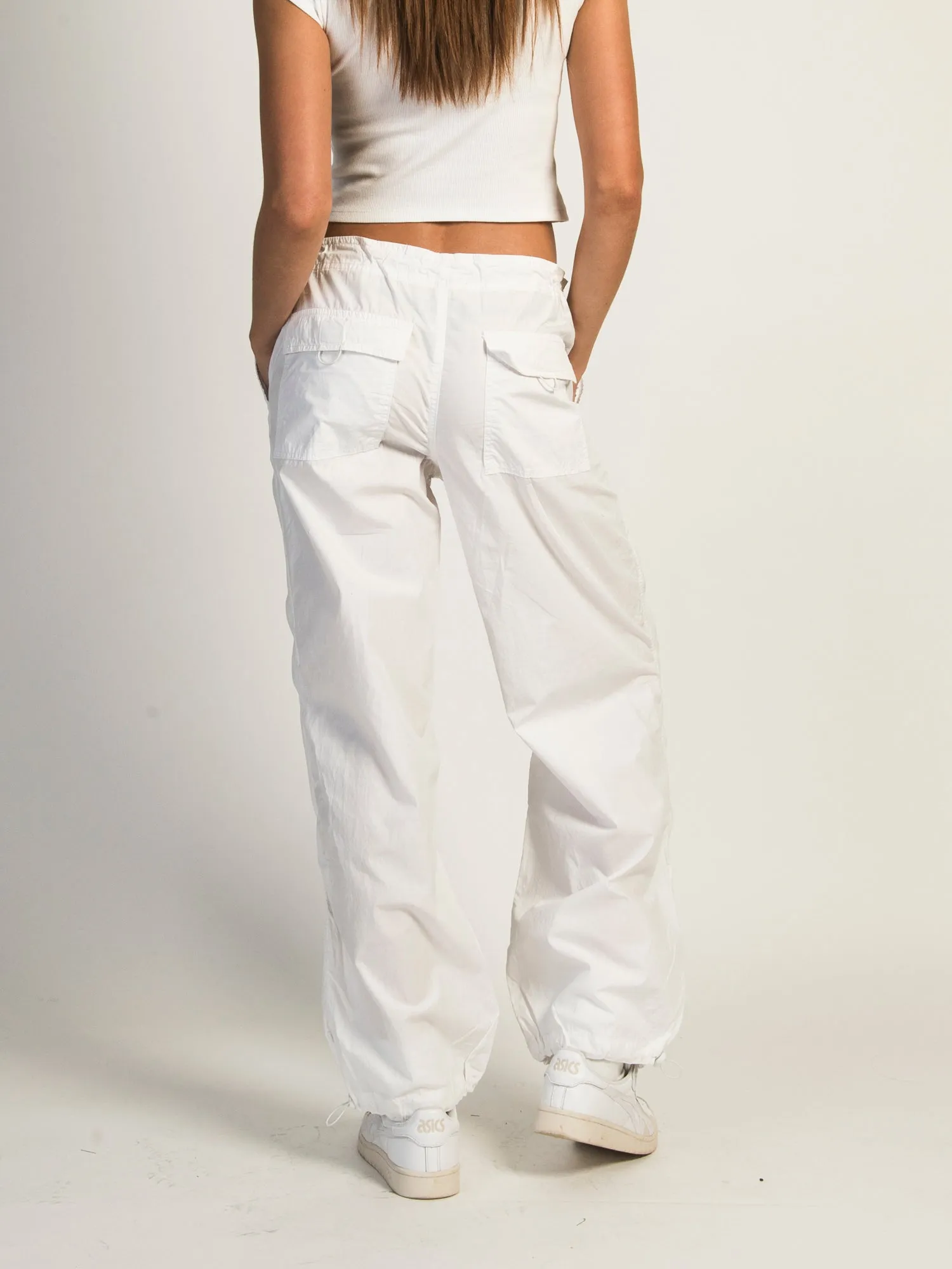 HARLOW BELLA PARACHUTE PANT - WHITE