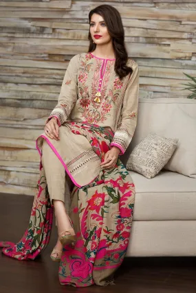 Khaadi 16701 Skin lawn Embroidered three piece